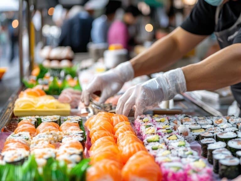 sushi street food da passeggio